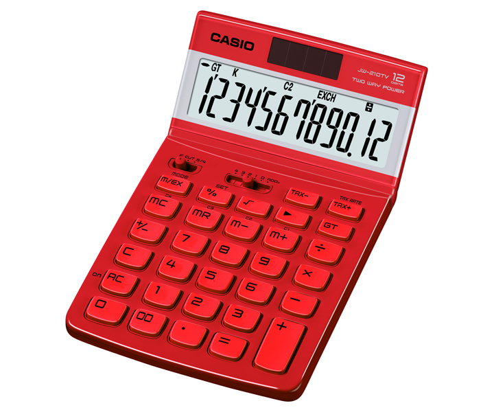 JW 210TV RD OFFICE Calculators CASIO