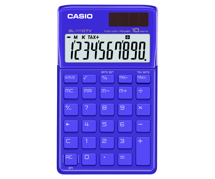 SL 1110TV BU TRAVEL Calculators CASIO
