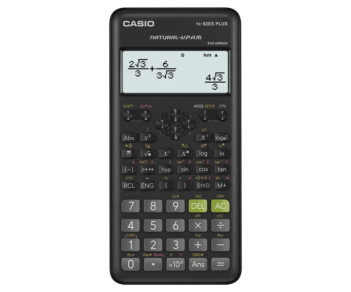 Casio FX-82ES Plus 2nd Édition - non-Programmable Calculatrice  Scientifique, 252 