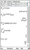 Fourier transforms