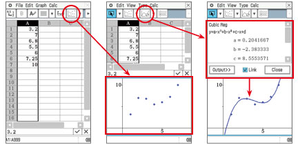 Spreadsheet application