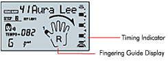 Display designed for lesson support