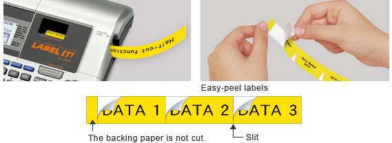 Auto cutter with half-cut function.