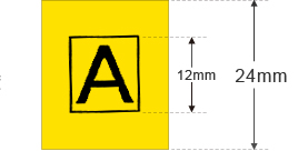 Max. print height 12mm/High-definition 200 dpi printing resolution