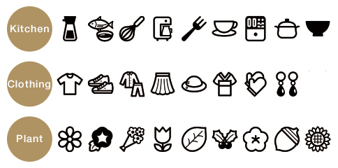 Various emojis