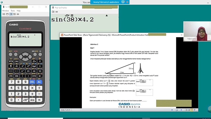 Casio to Hold Webinars for Indonesian Teachers to Implement Online Classes Using Scientific Calculators