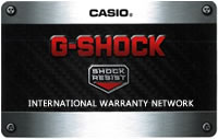 G-SHOCK International Warranty Network
