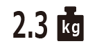 2.3Kg