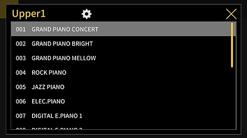 A Chordana Play for Piano alkalmazás intelligens és könnyen használható műveletet biztosít a felhasználók számára