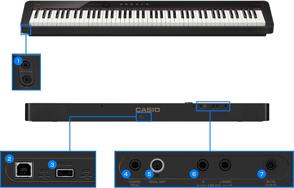 Input/output terminals