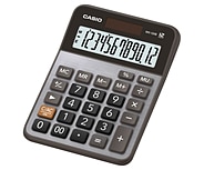 CASIO - DX-12B-W-EC - Calcolatrice da tavolo dx-12b nero display extra  large 12 cifre - 4971850032250